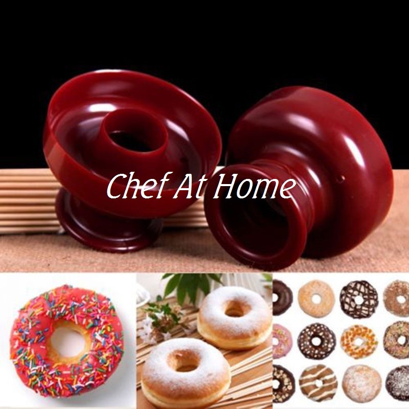 Khuôn tròn nhấn bánh donut