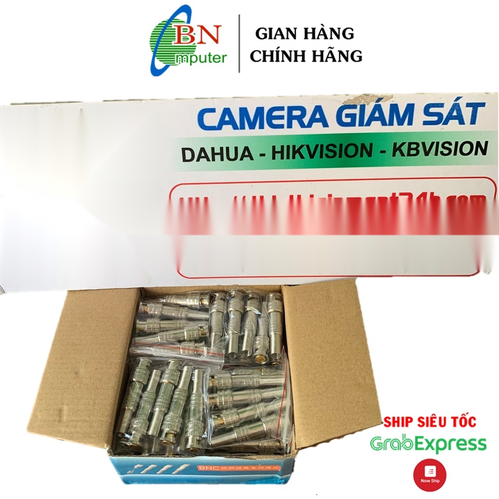 50 rắc bnc thi công camera rắc bnc chuyên dụng cho camera dây cáp đồng trục