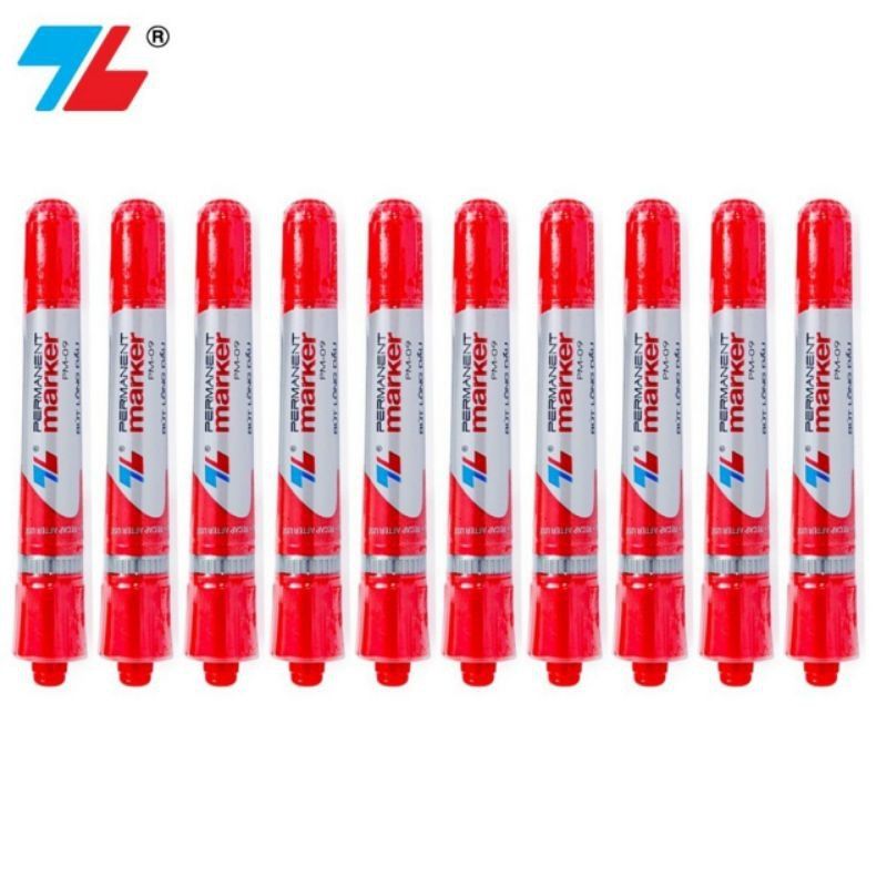 1 cây bút lông dầu pm 09 đỏ