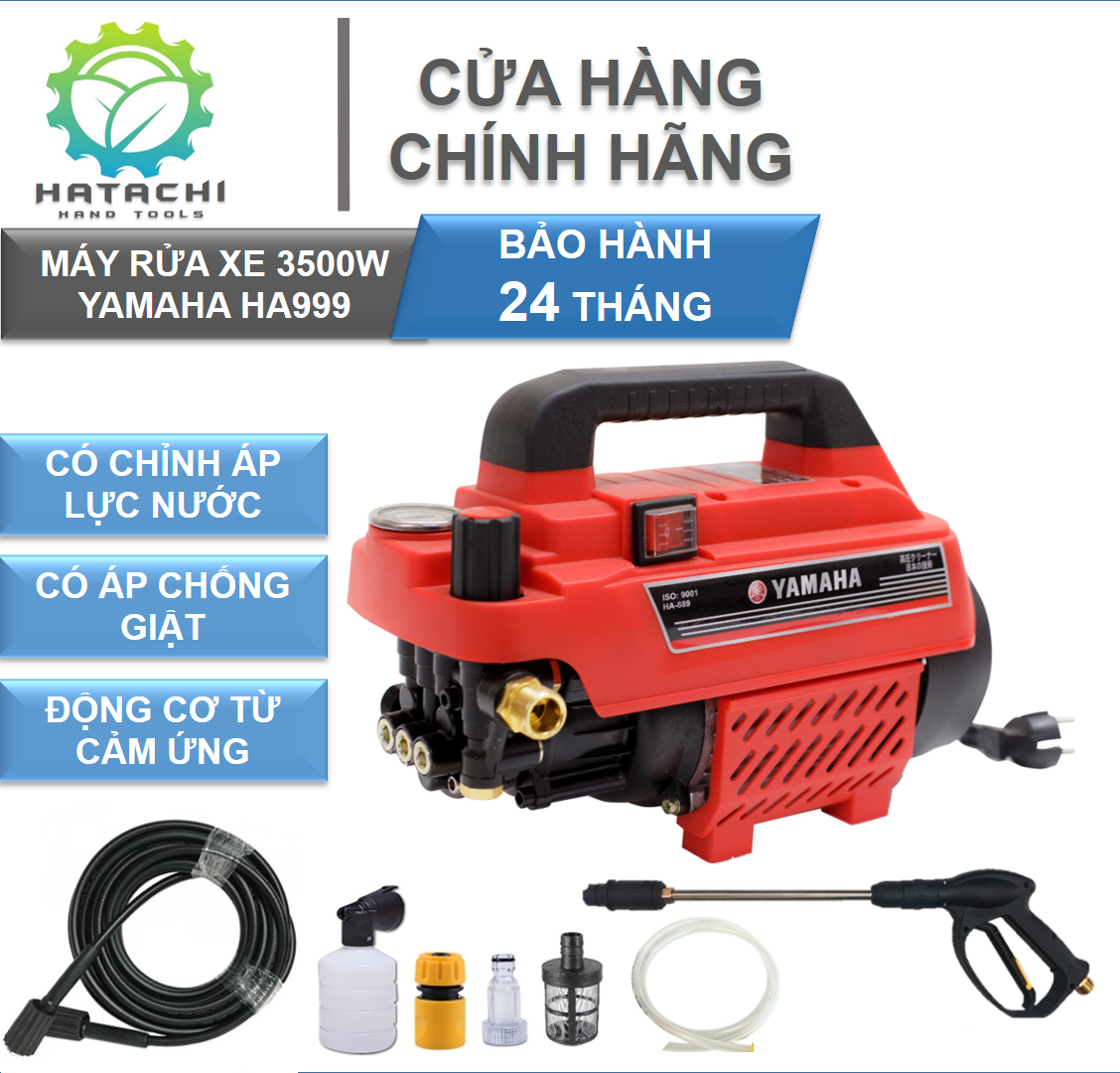 Máy rửa xe - máy rửa xe chỉnh 999 - có chỉnh áp - 3500w