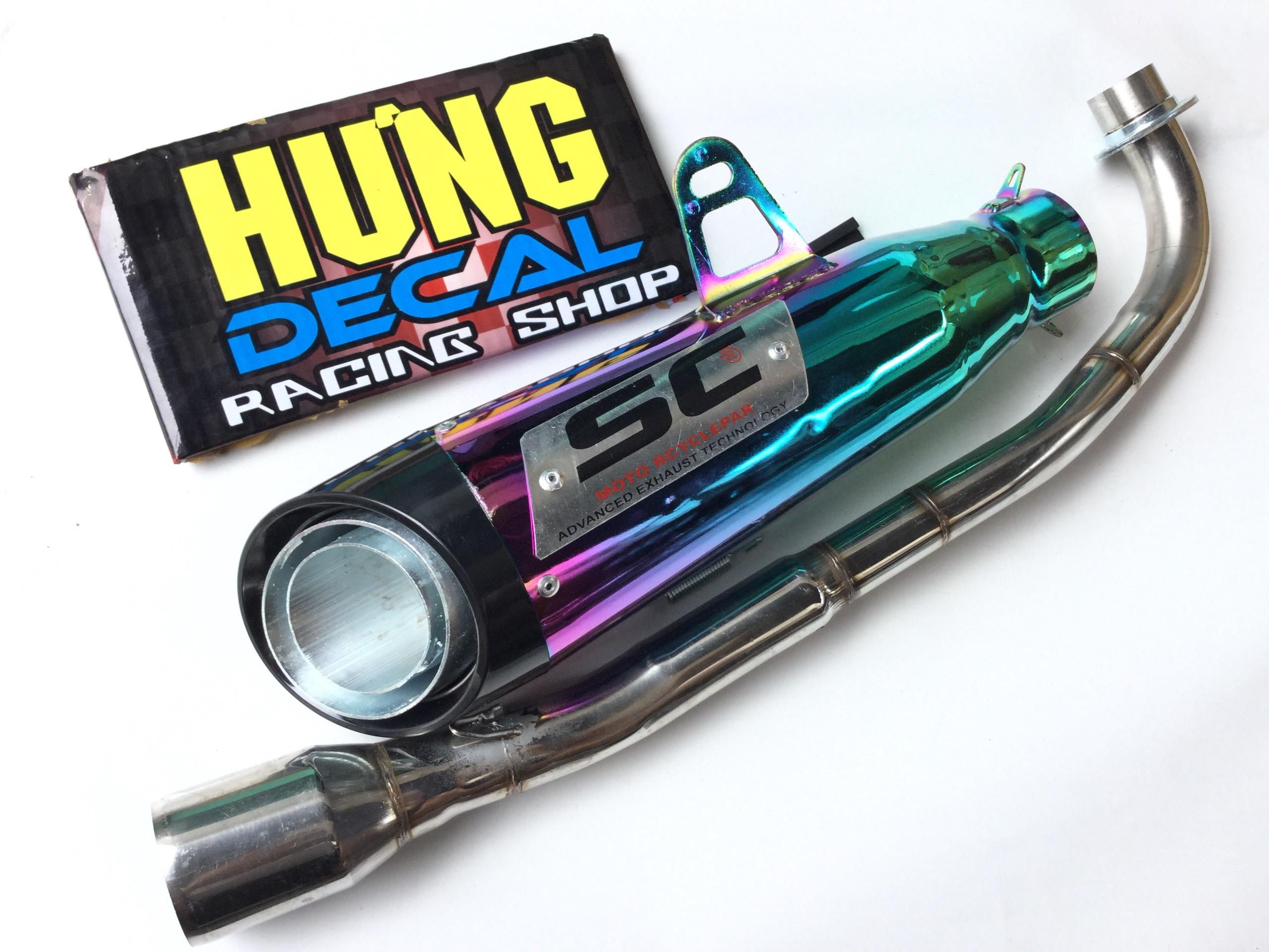 Bộ pô sc xéo 7 màu full cổ gắn xe WAVE, SIRIUS, EXCITER, WINER, RAIDER FI, SATRIA, GSX, Sản Phẩm Chất Lượng, Gian Hàng Uy Tín, Giá Cả Cực Tốt, Mua Ngay.