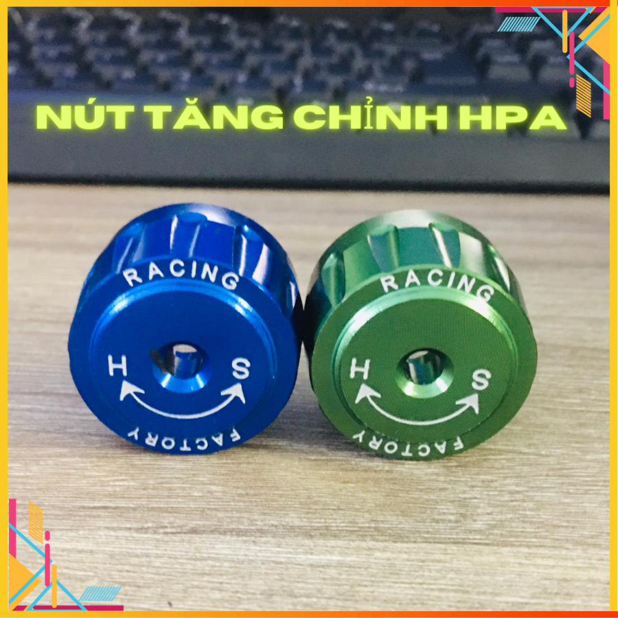 Nút tăng chỉnh độ nén lò xo Phuộc trái/ Nút tăng chỉnh HPA anot siêu sáng bóng