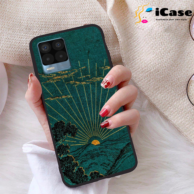 Ốp lưng realme 8 pro viền dẻo tpu bst sun