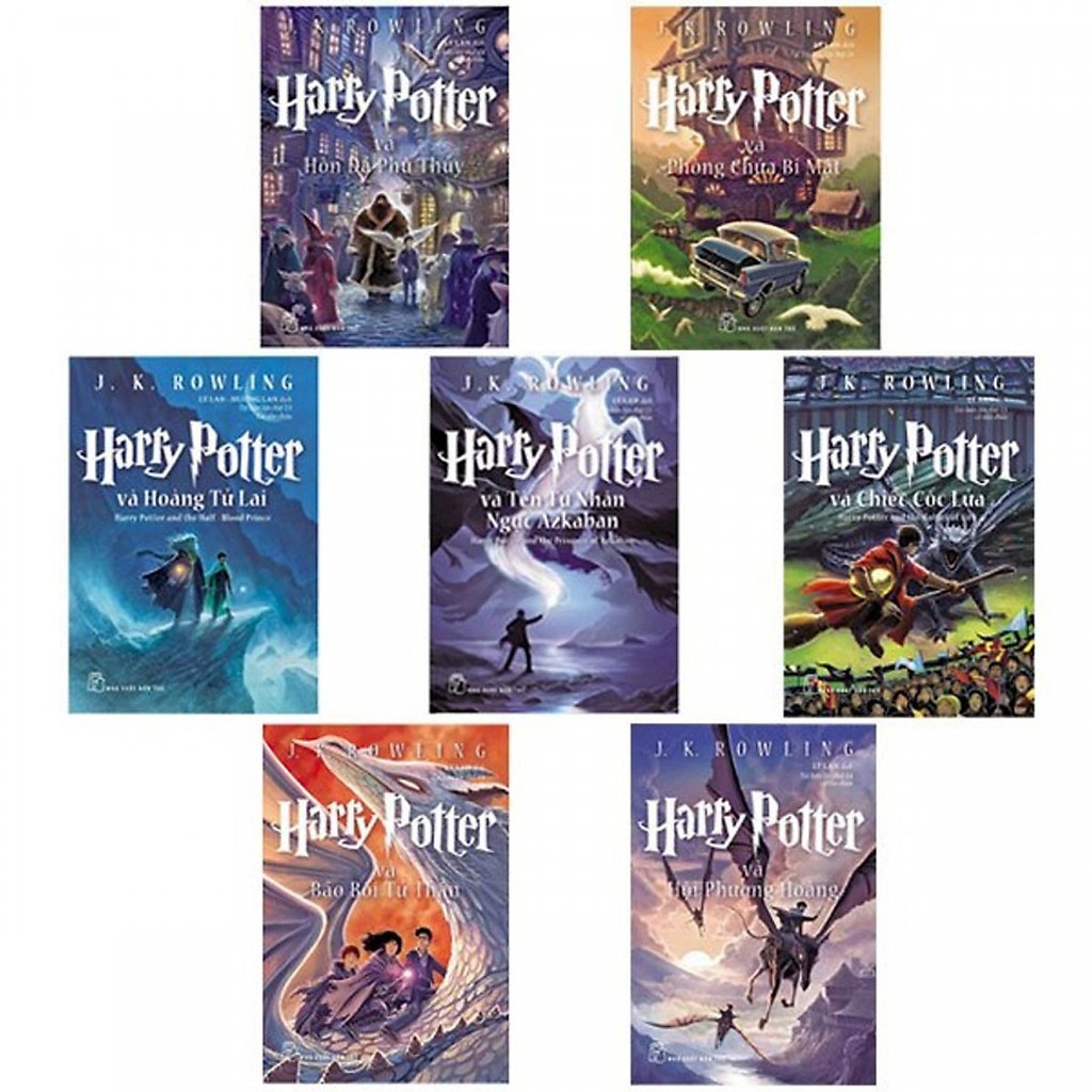 Sách - Combo Harry Potter + tặng kèm bookmark
