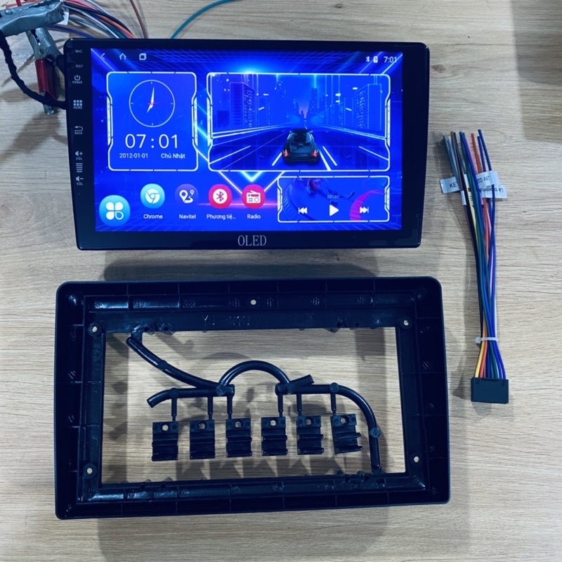 Mặt dưỡng chế dùng chung 9 inch dùng để lắp chế các dòng xe tải , xe đời sâu không có dưỡng zin - Mặt dưỡng cho xe tải, mặt dưỡng dùng chung