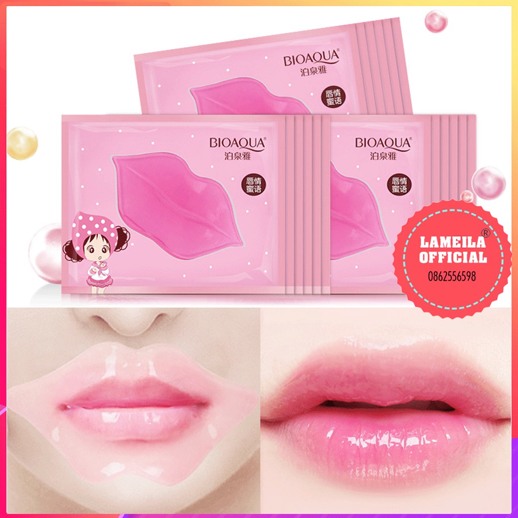 Combo 20 mặt nạ môi bioaqua dưỡng ấm giảm thâm hàng nội địa trung
