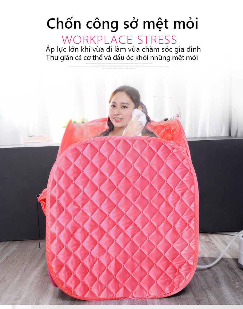 Lều xông hơi tự bung – lều xông giảm cân, trị liệu cảm cúm, sau sinh, nhiều tác dụng