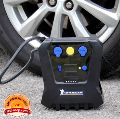 Máy bơm lốp điện tử oto, xe hơi cao cấp MICHELIN 4398ML (Có nút tự ngắt) - Hàng nhập khẩu xịn của Agiadep