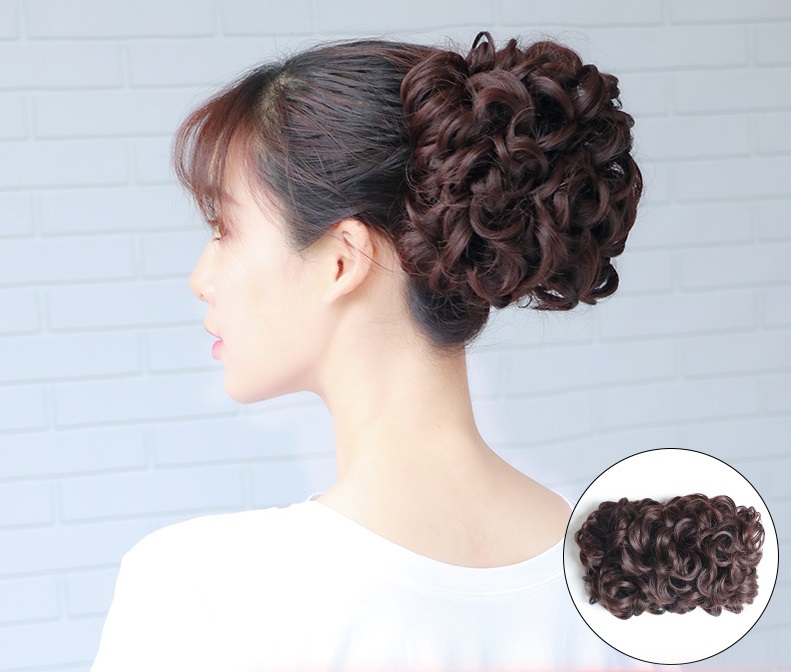 Tóc giả búi phu nhân B-913, tóc giả nữ Sỉ 40k