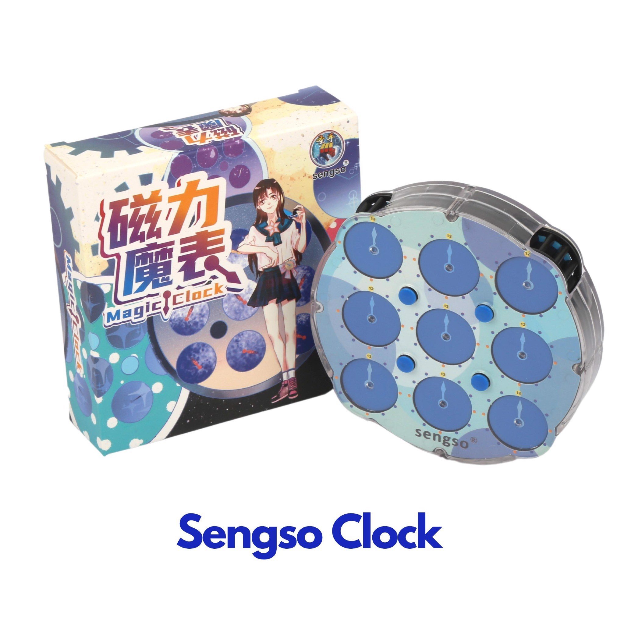 rubik clock shengshou magnetic có nam châm - đồng hồ nam châm sengso 5