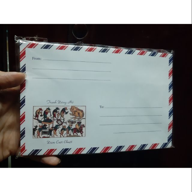 Phong bì , bao thư có keo dán loại đẹp