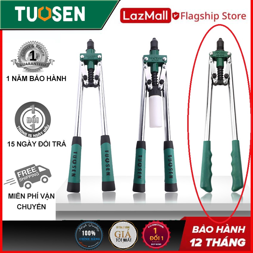 Máy tán đinh, Máy Rút Đinh Tán, Đinh Rive Dùng Hơi 17inch TUOSEN / Tuo Sen