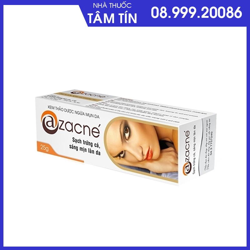 ✅ kem thảo dược ngăn ngừa mụn da azacné sạch trứng cá, sáng mịn da