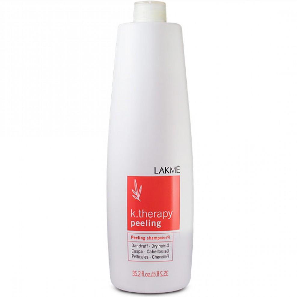 Dầu gội hạn chế gàu dành cho tóc khô Lakme K.Therapy Peeling Dry Hair Shampoo 1000ml