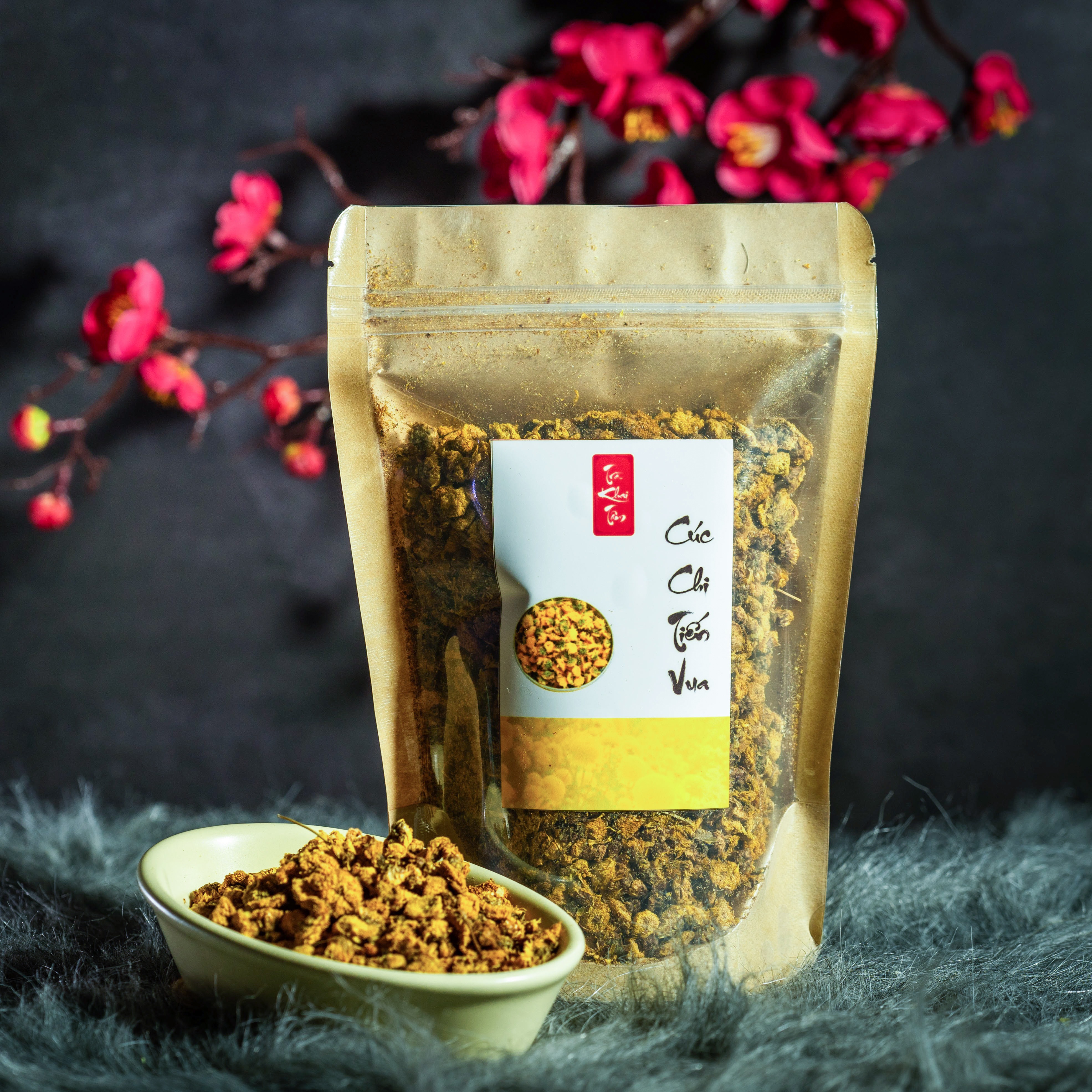 Freeshipmax - hoa cúc tiến vua sấy khô ❤️freeship❤️ trà hoa cúc tiến vua loại thượng hạng