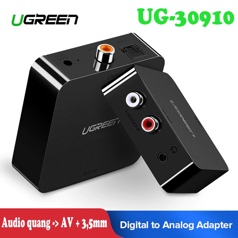 Bộ chuyển đổi tín hiệu âm thanh từ Audio quang sang AV 3.5mm dành cho smart tivi 2k 4K UGreen