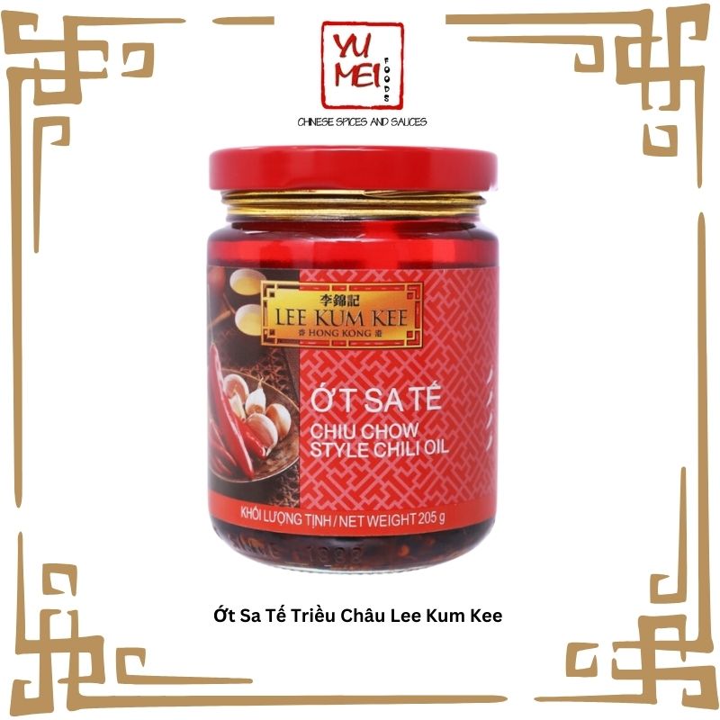 Ớt Sa Tế Triều Châu Lee Kum Kee - Chilli Oil Chiu Chow 205gr