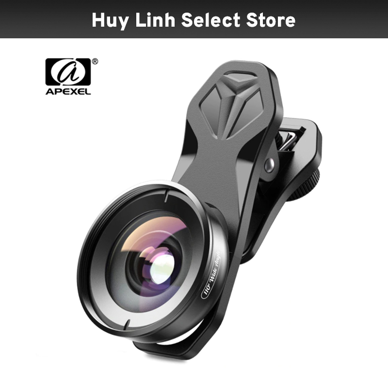 Ống kính góc rộng cho điện thoại Apexel 110 độ chuẩn 4K HD - Lens wide angle 110 độ