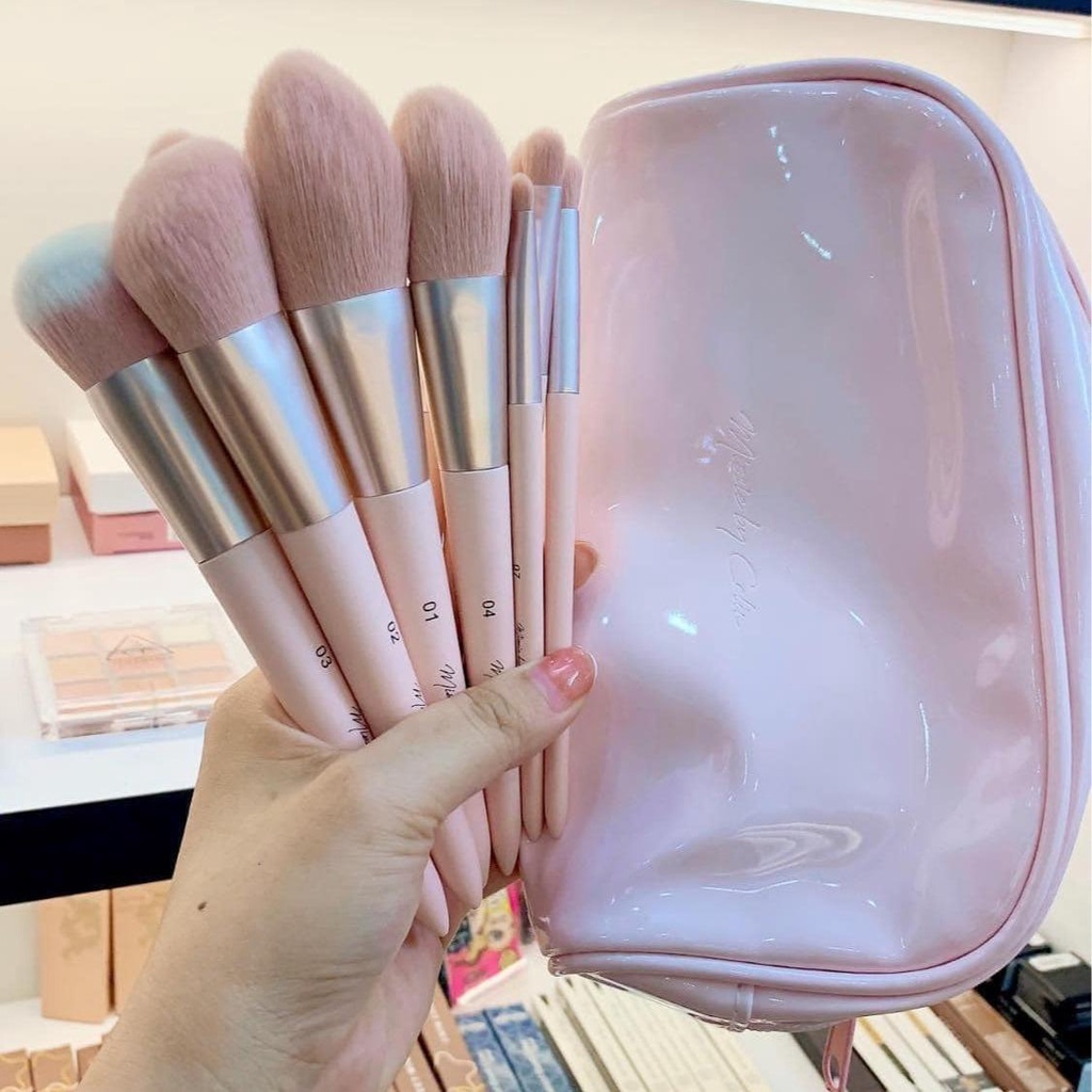 KÈM TÚI ĐỰNG - Bộ Cọ Trang Điểm Cá Nhân Missie By Celin 12 Món - CỌ MAKEUP