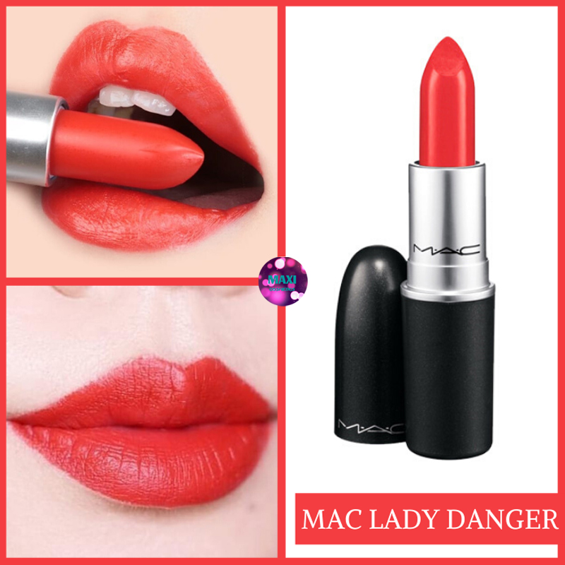Son mac lady danger 607 - màu đỏ cam