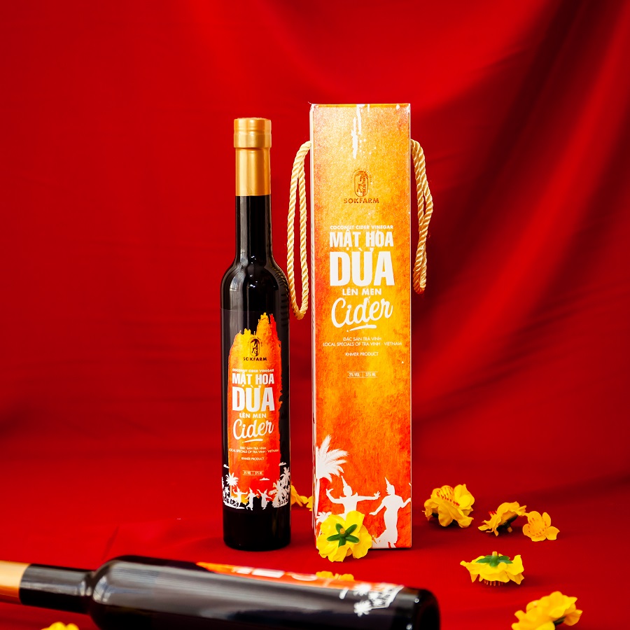 Cider mật hoa dừa sokfarm 375ml