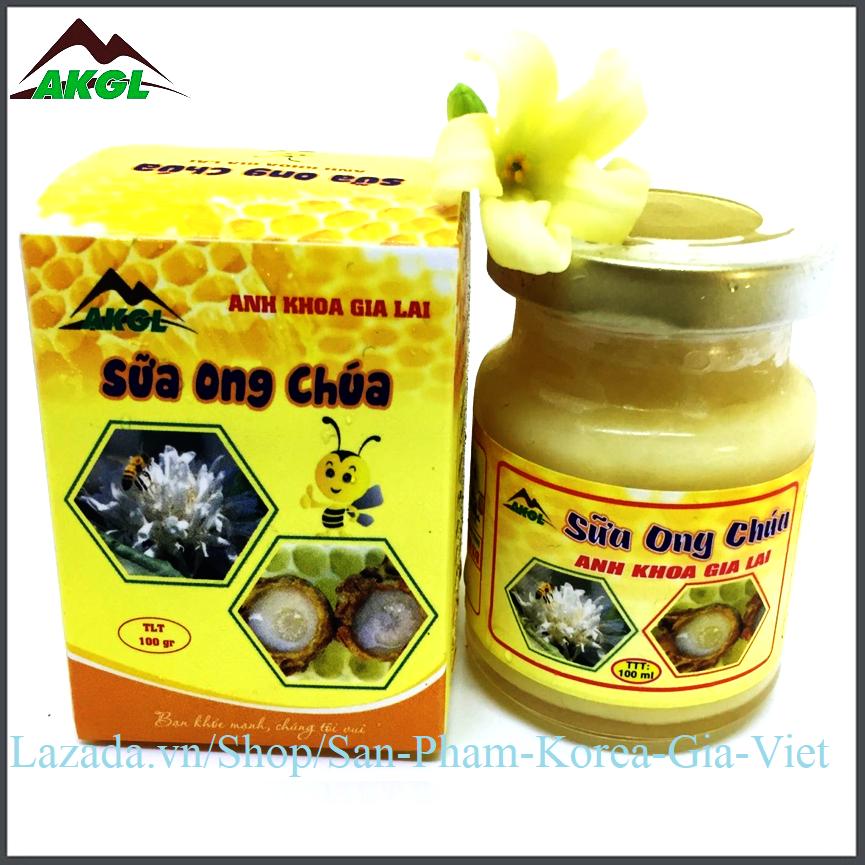Sữa ong chúa tươi anh khoa gia lai 100g/lọ.