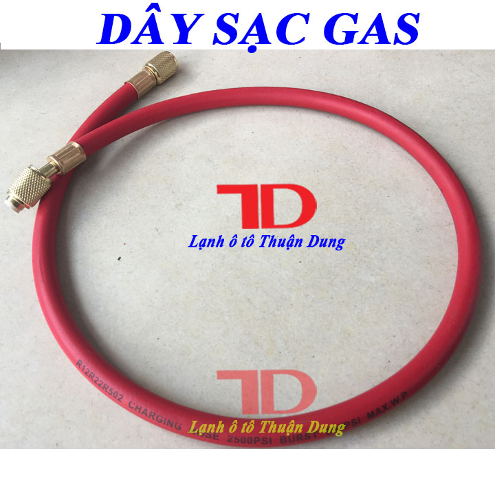Dây sạc gas thường - vật tư điện lạnh ô tô thuận dung