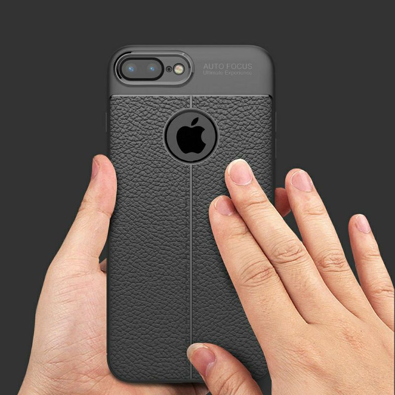 Ốp lưng iphone 7/8/7 plus/8 plus silicon giả da, chống sốc Auto Focus123123