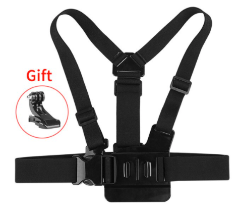 Dây đeo ngực gắn camera hành trình đi phượt + Tặng kèm đế chữ J