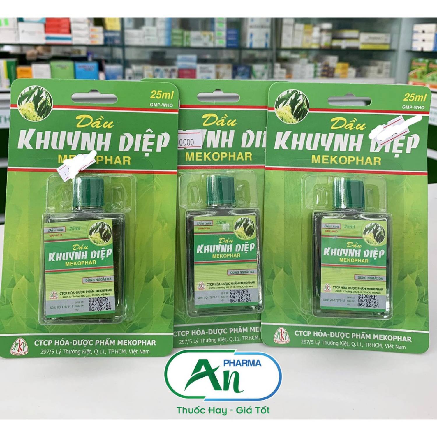 Dầu khuynh diệp cho bé mekophar 25ml