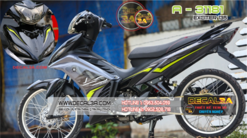 Tem rời exciter 135 lc chỉ sọc
