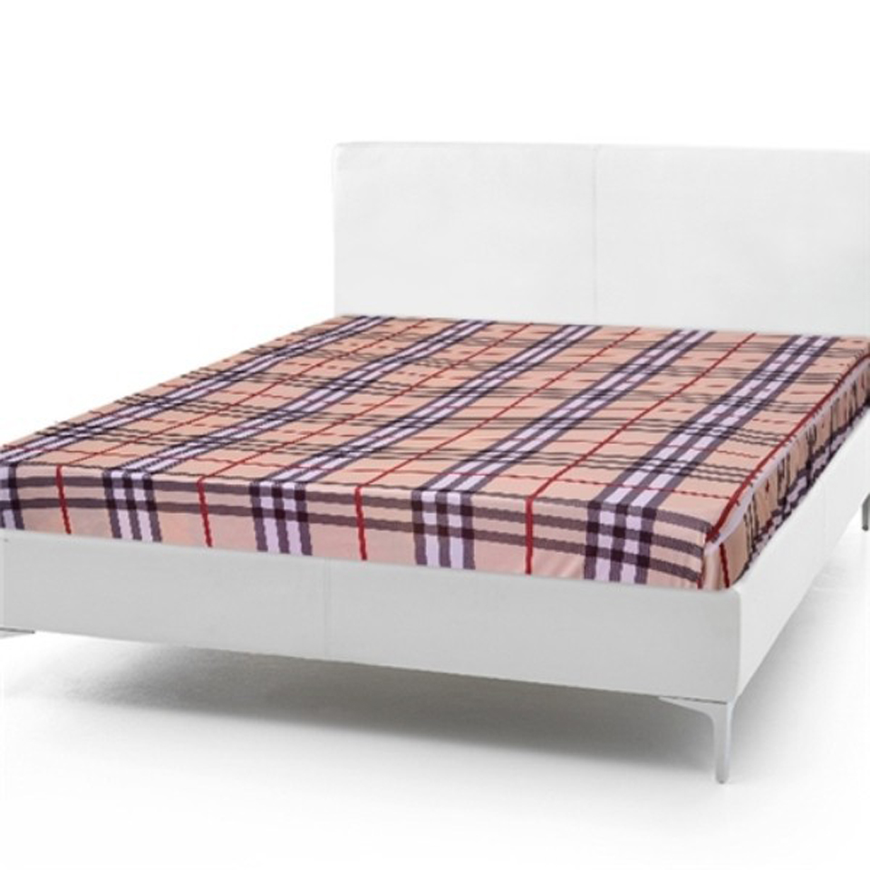 Áo Bọc Nệm 2 Mặt 1m6x2mx20cm Thun Lạnh Có Khóa Kéo ( Giao Màu Ngẫu Nhiên )