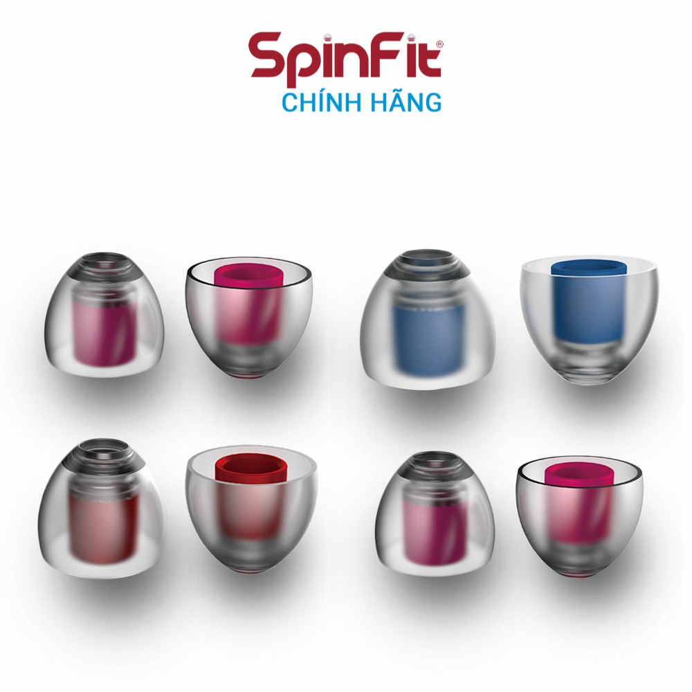 Nút tai nghe cao cấp Spinfit CP155 - Silicon siêu mềm, xoay 360 độ, đường kính ống 5.5mm(GIÁ TRÊN LÀ GIÁ CHO 01 ĐÔI TIPS)