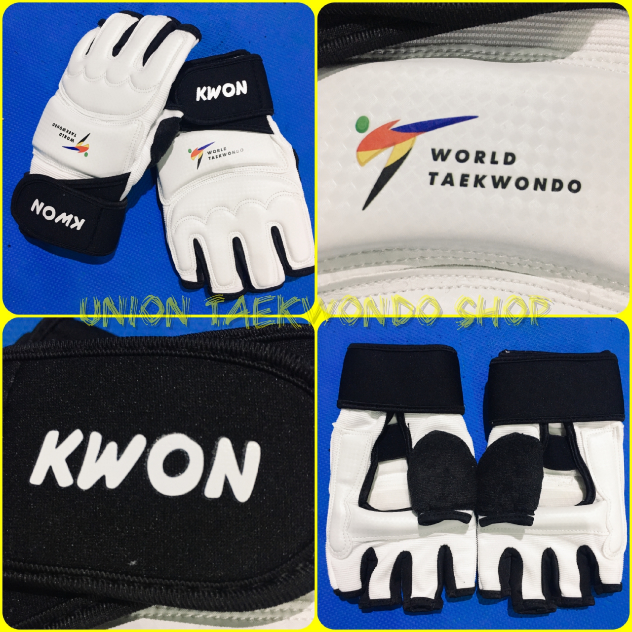 Giáp thi đấu găng tay bao tay taekwondo kwon da kim cương khó bong tróc | union taekwondo shop → tặng kèm móc khóa taekwondo ←