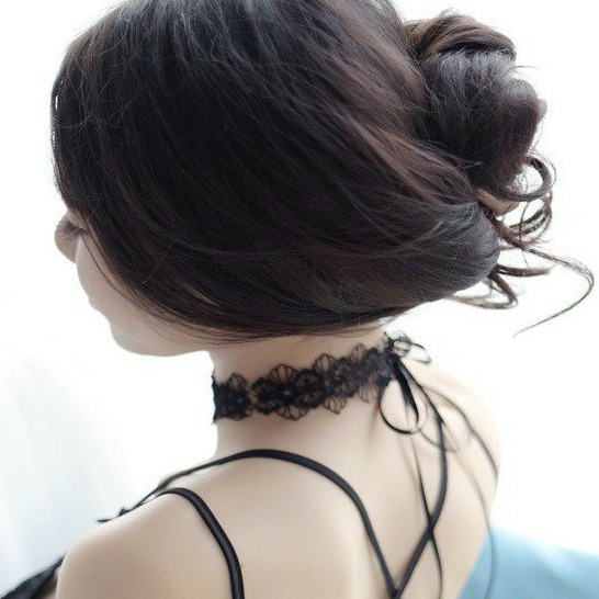 Vòng cổ chocker ren hoa quyến rũ phụ kiện phối đồ