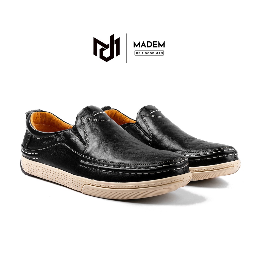 Giày lười nam cao cấp da bò Nappa hơi hướng cổ điển - AP5 Madem