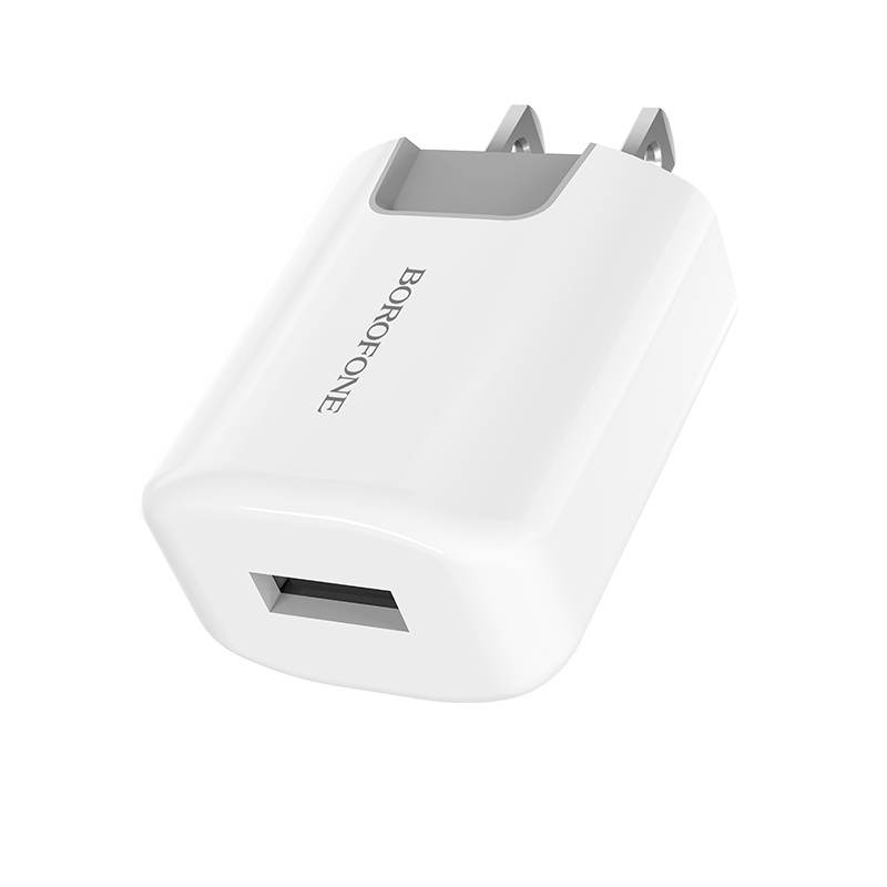 Cốc sạc củ sạc 1 cổng usb, dòng điện đầu ra 1a dùng cho điện thoại máy tính bảng borofone ba10