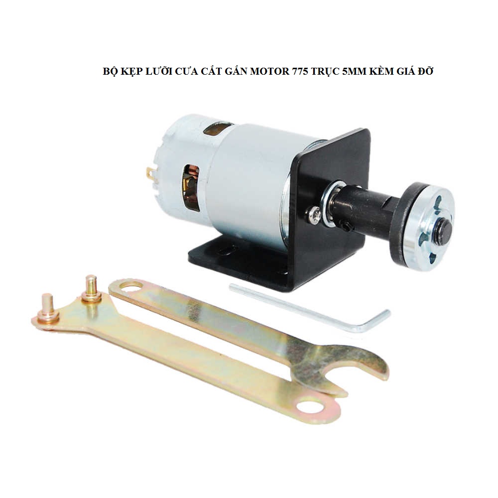 Combo đầy đủ cắt mài với motor 775 - 150w - giá đỡ