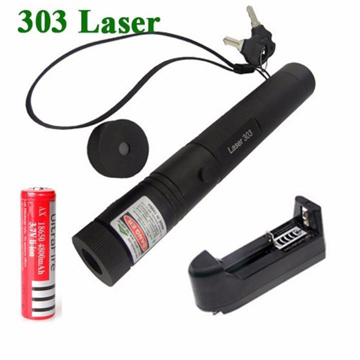 Đèn laser sd303 + bộ pin sạc kèm theo
