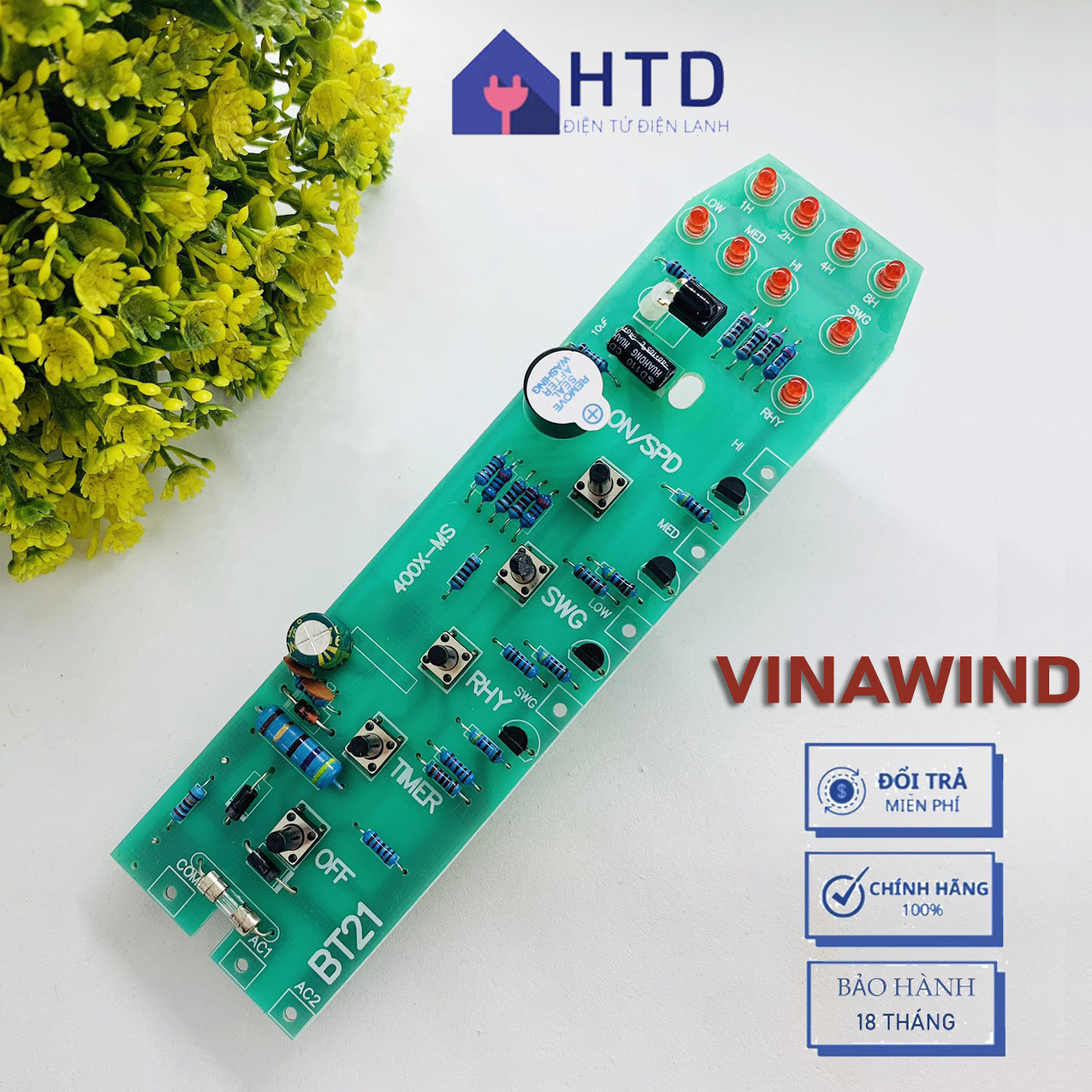 Bo mạch quạt cây vinawind thay thế - vỉ mạch quạt cây giá thợ vinawind