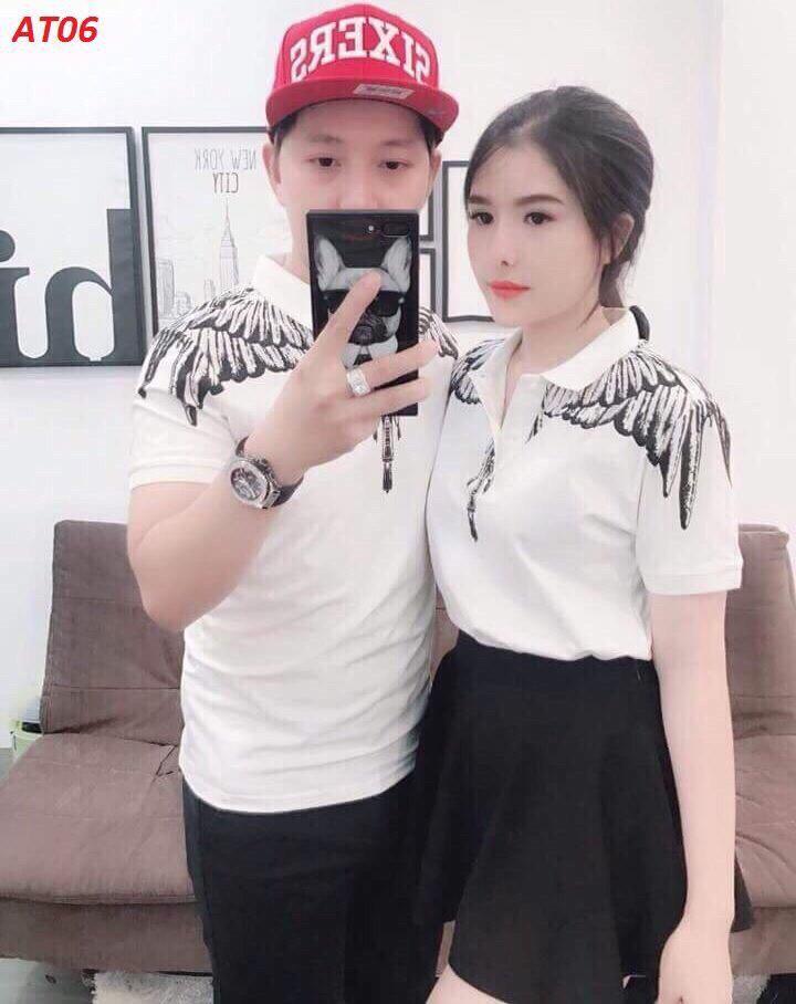 Áo thun cặp nam nữ thời trang cao cấp mangofashion89 v34