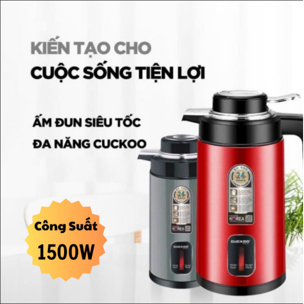 Ấm Siêu Tốc CUCKOO , Bình thuỷ điện, Bình đun giữ nhiệt 2 in 1 Ủ Nóng Lâu, Ấm Đun Nước Siêu Tốc Cao Cấp, ấm nâu nước , ấm siêu tốc, ấm đun nước, bình đựng nước, bình giữ nhiệt, ấm nước, bình nước