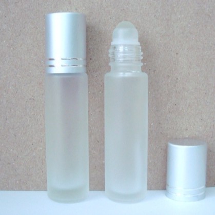 [HCM]Vỏ bi lăn 10ml đựng tinh dầu lăn môi thân mờ nắp bạc sang trọng