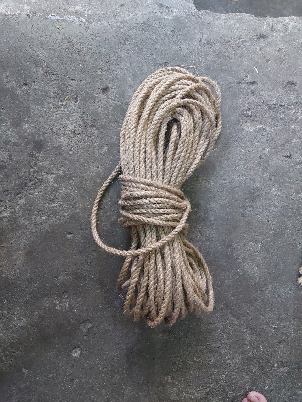 1kg dây thừng, dây gai trang trí handmade size 6mm