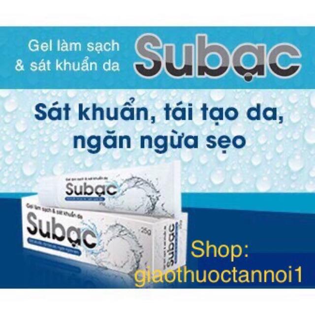 ☜  Subạc - sát khuẩn chống viêm