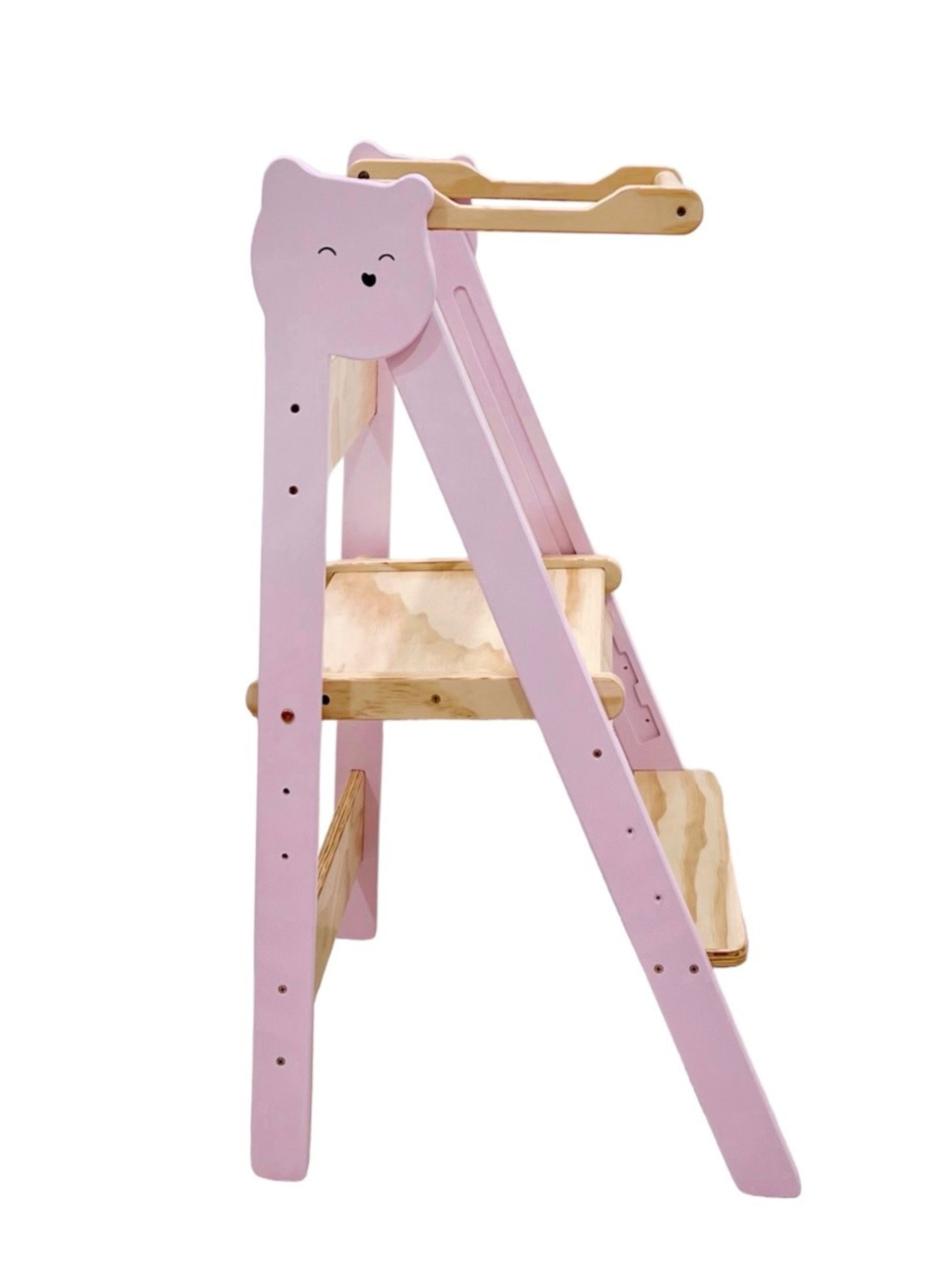 Ghế đứng bếp cho bé gấp gọn, ghế đứng cho bé rửa tay Standing Tower, tháp hỗ trợ Uydecor gỗ nhập khẩu - 4