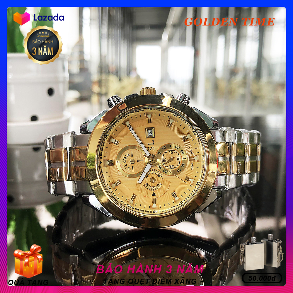 Đồng hồ Nam SL 5273G, Dây Thép không gỉ 316L, Full hộp, Mặt Sapphire chống xước, chống nước, Thẻ bảo hành 3 năm