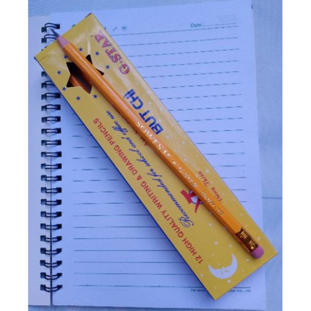 Bút chì chuốt Gstar 2B thân vàng