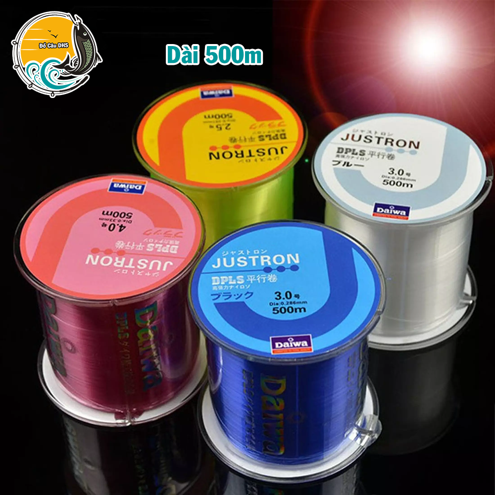 Cước Câu Cá Daiwa 500m đủ size 3 -10 chịu tải siêu tốt, cước câu cá chịu lực, cước câu cá tàng hình, cước câu cá siêu bền - Đồ Câu 247