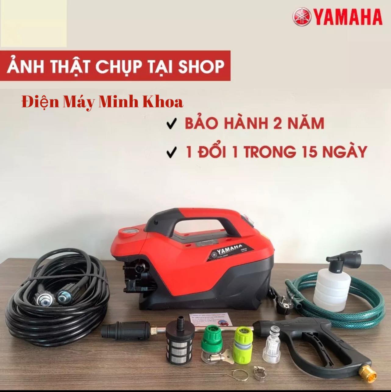 Máy rửa xe mini i máy rửa xe yamaha 3500w ha889 - có áp chống giật - chống cháy